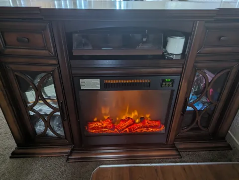 Electric fireplace thermostat repair